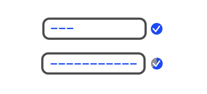 Smart accuracy — exact match for short answers, flexible matching for longer phrases